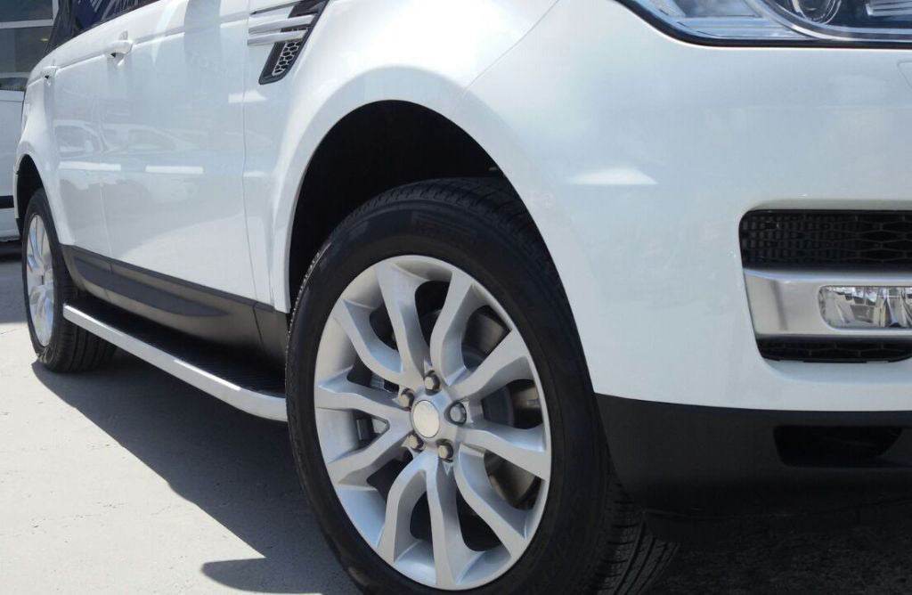 Side sills Tayga Grey (2 pieces, aluminum) for Range Rover Sport 2013-2022 - Reelken Auto
