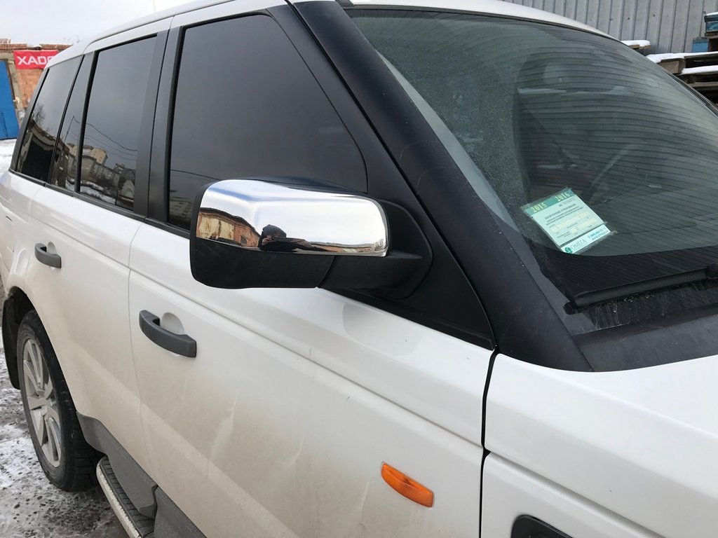 Mirror Covers (2 pcs, Stainless Steel) for Land Rover Freelander II 2006-2014 - image 2