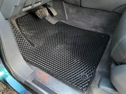 Polyurethane floor mats (2007-2012, EVA, black) for Toyota Land Cruiser 200 - Reelken Auto