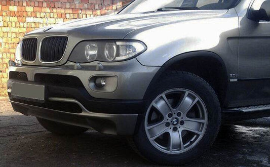 Strap on the front bumper poslerestayl (for painting) for BMW X5 E-53 1999-2006 - Reelken Auto