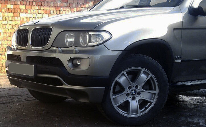 Front bumper lip facelift (primed for painting) for BMW X5 E-53 1999-2006 - image 1