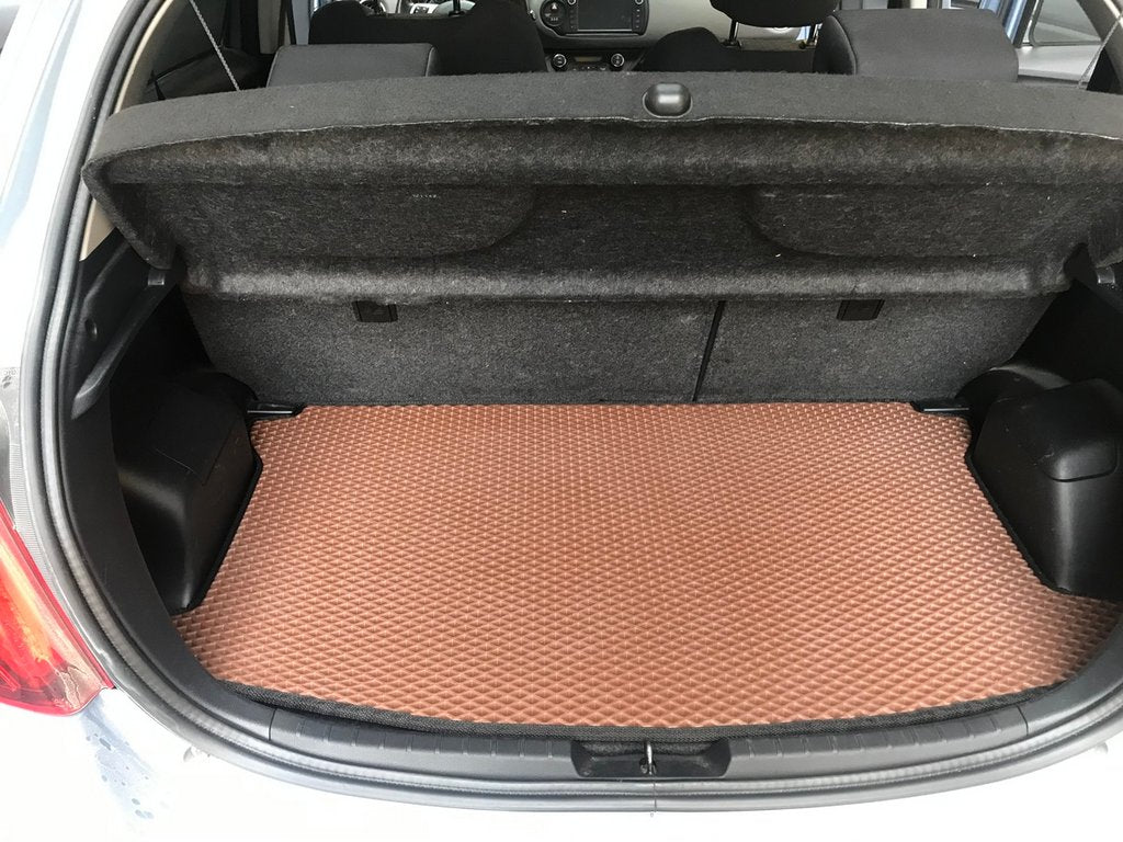 Trunk mat (EVA, brick) for Toyota Yaris 2010-2020 - image 1
