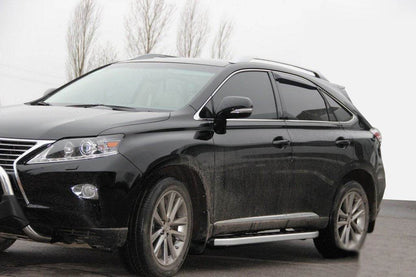 Side sills Fullmond (2 pieces, aluminum) for Lexus RX 2009-2015 - Reelken Auto