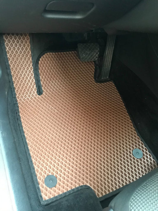 EVA Floor Mats (EU, Brown) for Volkswagen Passat B7 2012-2015 - image 1