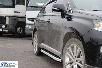 Side Steps RedLine Black (2 pcs, Aluminum) for Lexus RX 2009-2015 - image 2