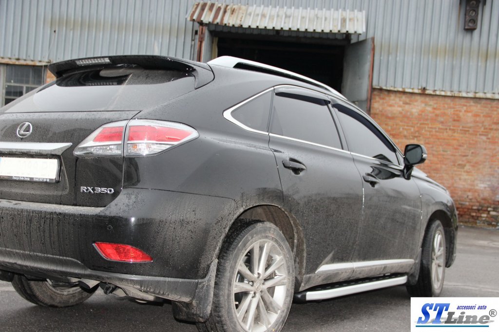 Side Steps RedLine Black (2 pcs, Aluminum) for Lexus RX 2009-2015 - image 3