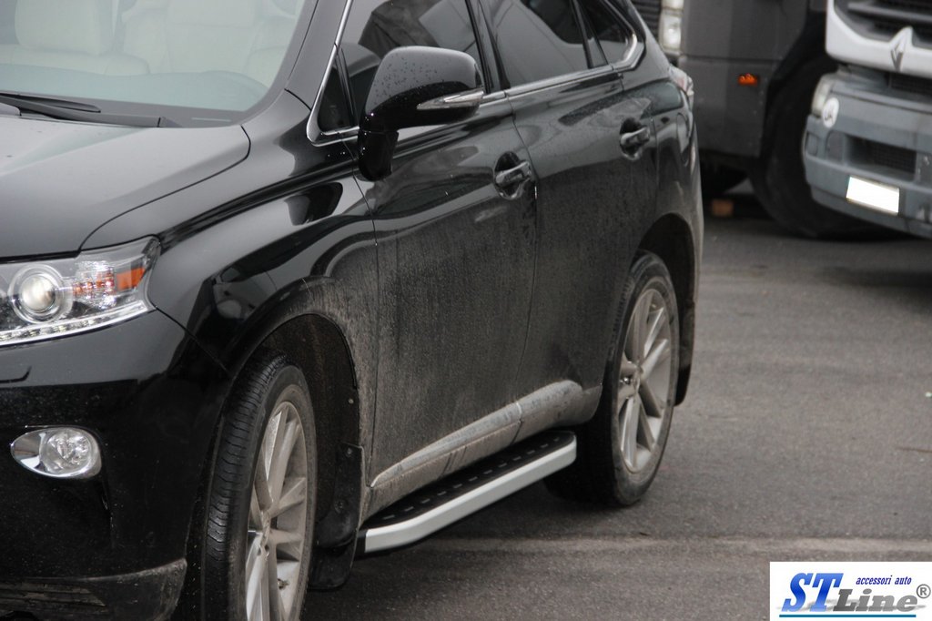 Side Steps RedLine Black (2 pcs, Aluminum) for Lexus RX 2009-2015 - image 7
