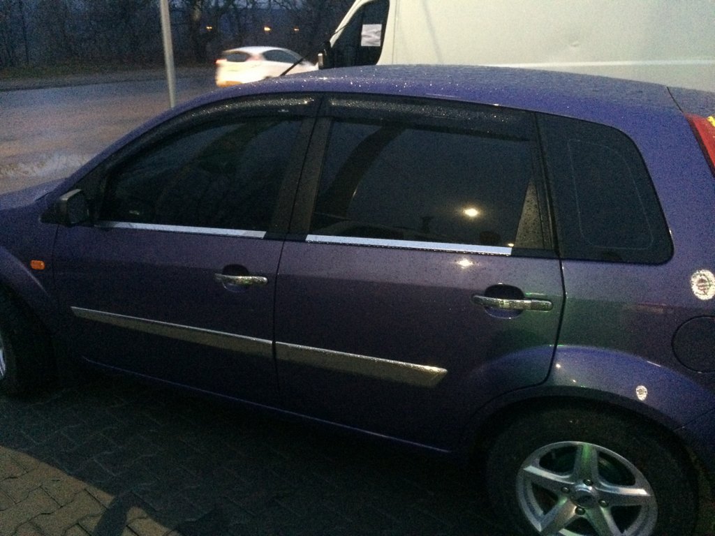 Chrome Door Handle Covers (4 pcs, Stainless Steel) for Ford Fiesta 2002-2008 - image 5