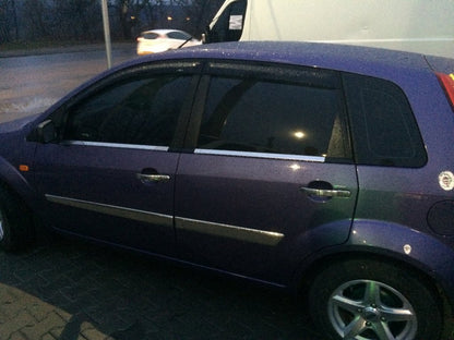 Chrome Door Handle Covers (4 pcs, Stainless Steel) for Ford Fiesta 2002-2008 - image 5