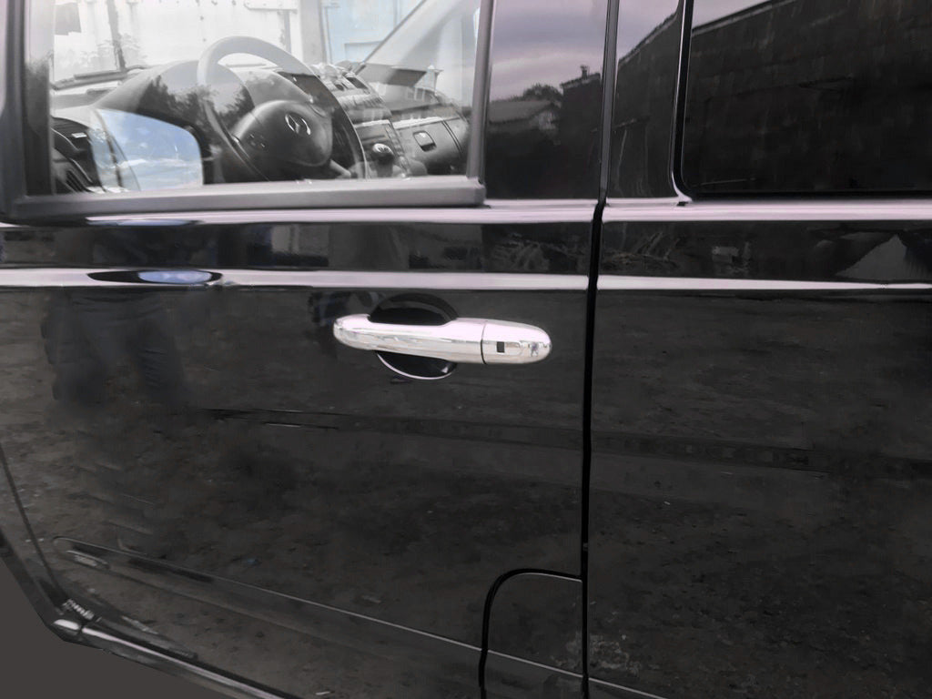 Pads on the handles (stainless) for Mercedes Viano 2004-2014 - image 1