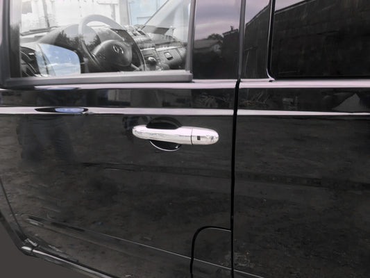 Pads on the handles (stainless) for Mercedes Viano 2004-2014 - image 1