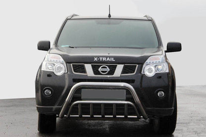 Front protection WT002 (stainless) for Nissan X-trail T31 2007-2014 - Reelken Auto