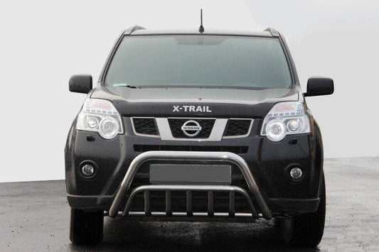 Front protection WT002 (stainless) for Nissan X-trail T31 2007-2014 - Reelken Auto