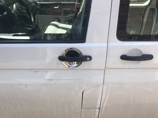 Lining under the handle (stainless) for Volkswagen T5 Transporter 2003-2010 - image 1
