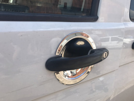 Lining under the handle (stainless) for Volkswagen T5 Caravelle 2004-2010 - image 1