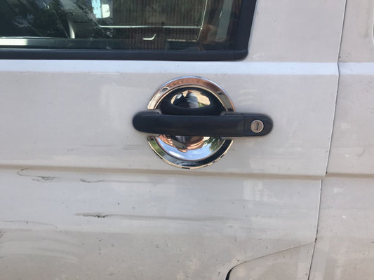 Lining under the handle (stainless) for Volkswagen T6 - image 1