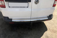 Rear bumper protector with lip (Carmos V1, stainless steel) for Volkswagen T5 Multivan 2003-2010 - image 1