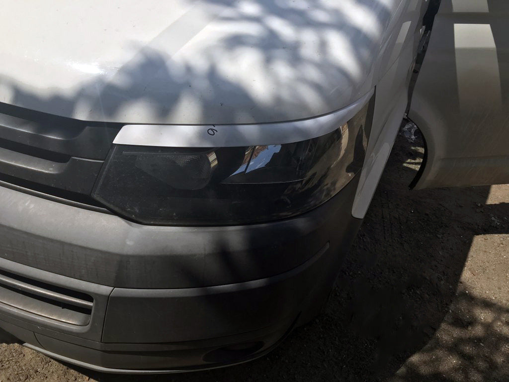 Headlight eyebrows (2 pcs, primed) for Volkswagen T5 2010-2015 - image 1