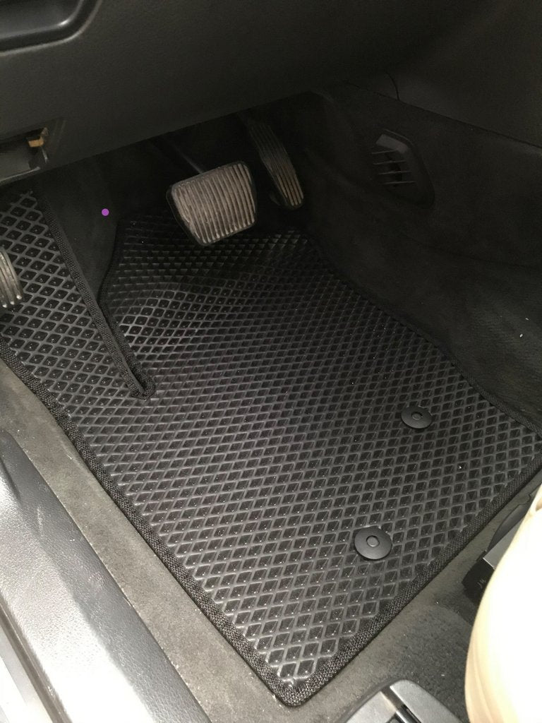 EVA Polyurethane Car Floor Mats, Black for Volvo XC90 2002-2014 - image 1