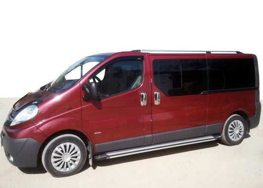 Side Steps Rainbow (2 pcs, Aluminum) for Nissan Primastar 2002-2014 - image 1