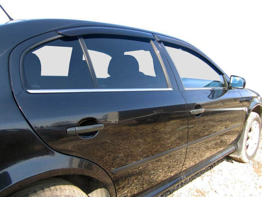 Outlining windows (4 pcs, stainless steel) for Skoda Octavia I Tour A4 1996-2010 - Reelken Auto