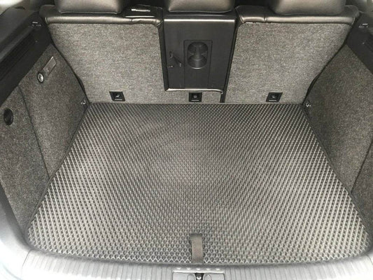 Trunk mat (EVA, black) for Volkswagen Tiguan 2007-2016 - Reelken Auto
