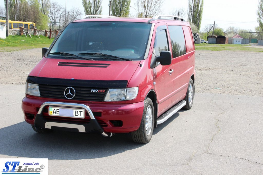 Side Steps Fullmond (2 pcs, aluminum) for Mercedes Vito W638 1996-2003 - image 2