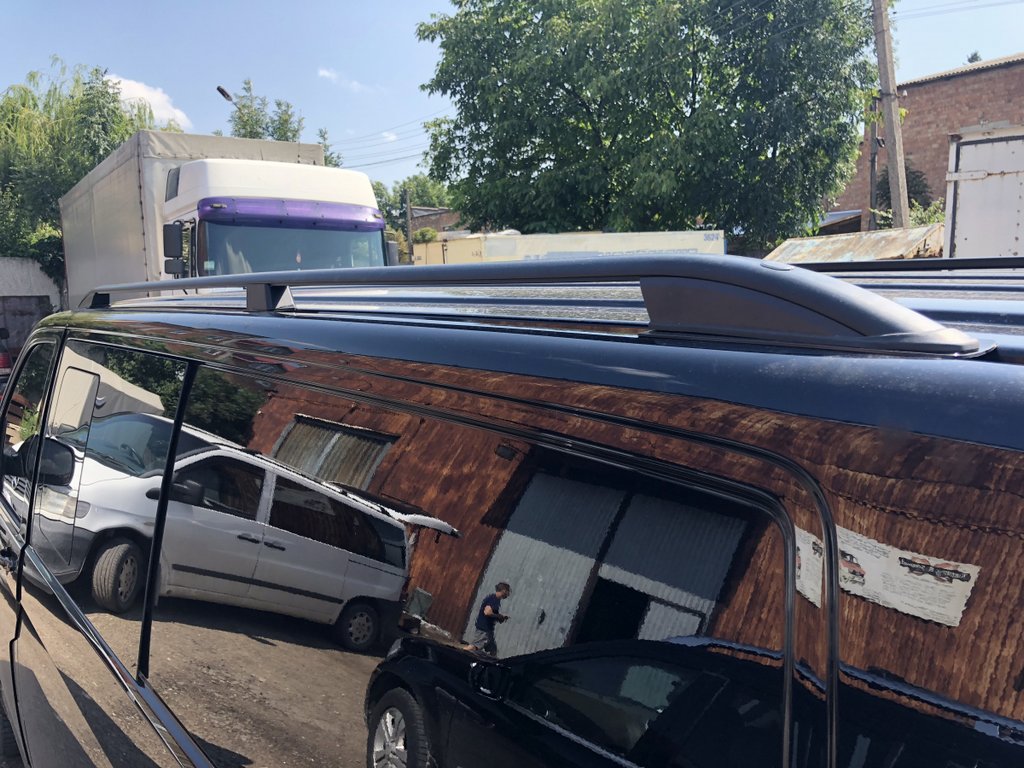 Skyport Roof Rails (black) for Volkswagen T5 Caravelle 2004-2010 - image 3