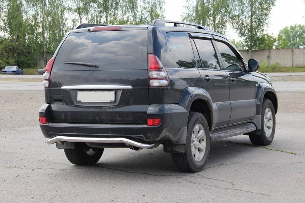 Back protection AK008 for Toyota Land Cruiser Prado 120 - Reelken Auto