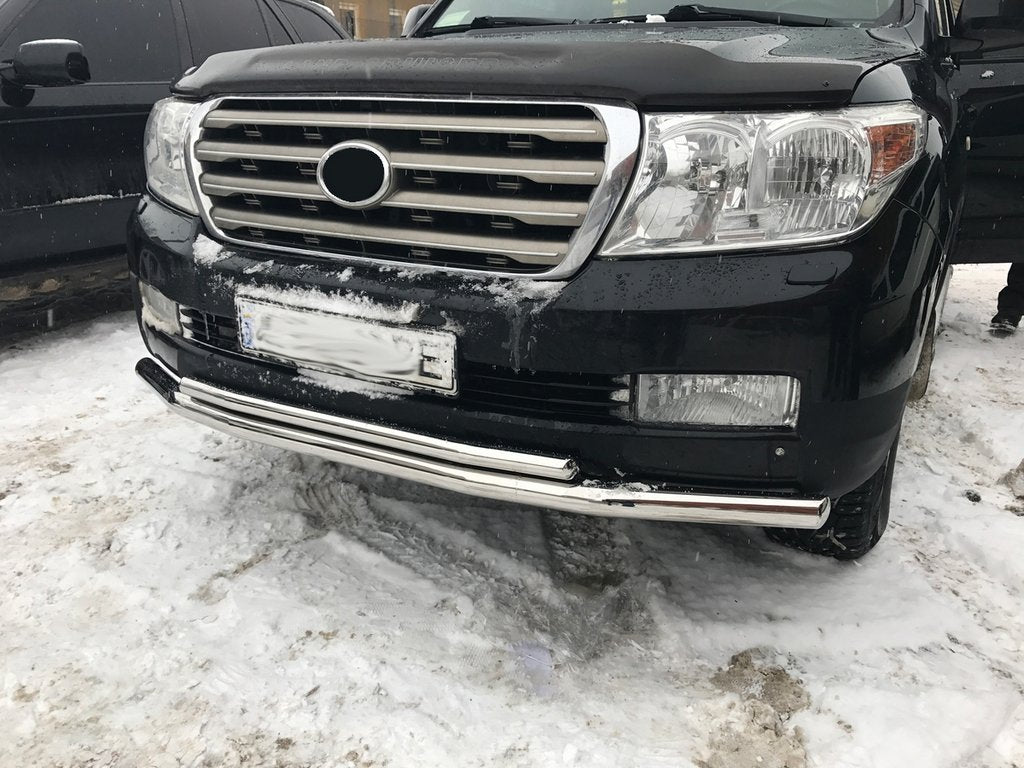 Front Bar ST014 (2007-2015 Stainless Steel) for Toyota Land Cruiser 200 2007-2021 - image 1