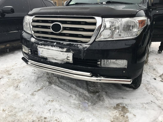 Front Bar ST014 (2007-2015 Stainless Steel) for Toyota Land Cruiser 200 2007-2021 - image 1