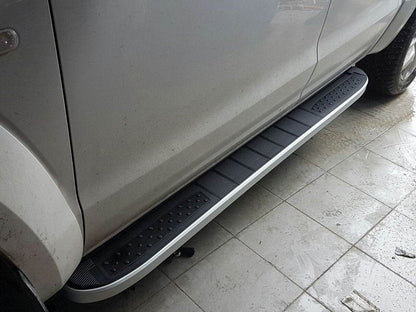 Lateral platforms Tayga V2 (2 pieces, aluminum) for Cadillac XT5 - Reelken Auto