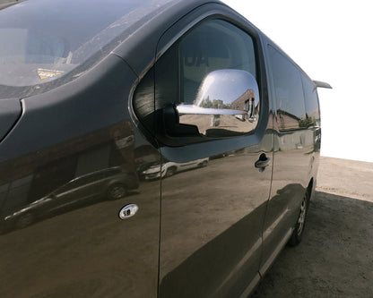 Mirror Covers (2 pcs, plastic) for Citroen Jumpy/Dispatch 2017- - image 1