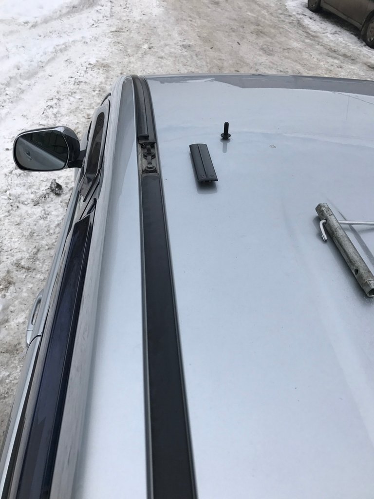 Roof rails Black Turkish for Toyota Land Cruiser Prado 120 - image 11