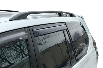 Black Roof Rails Turkish for Toyota Land Cruiser Prado 120 2002-2009 - image 1