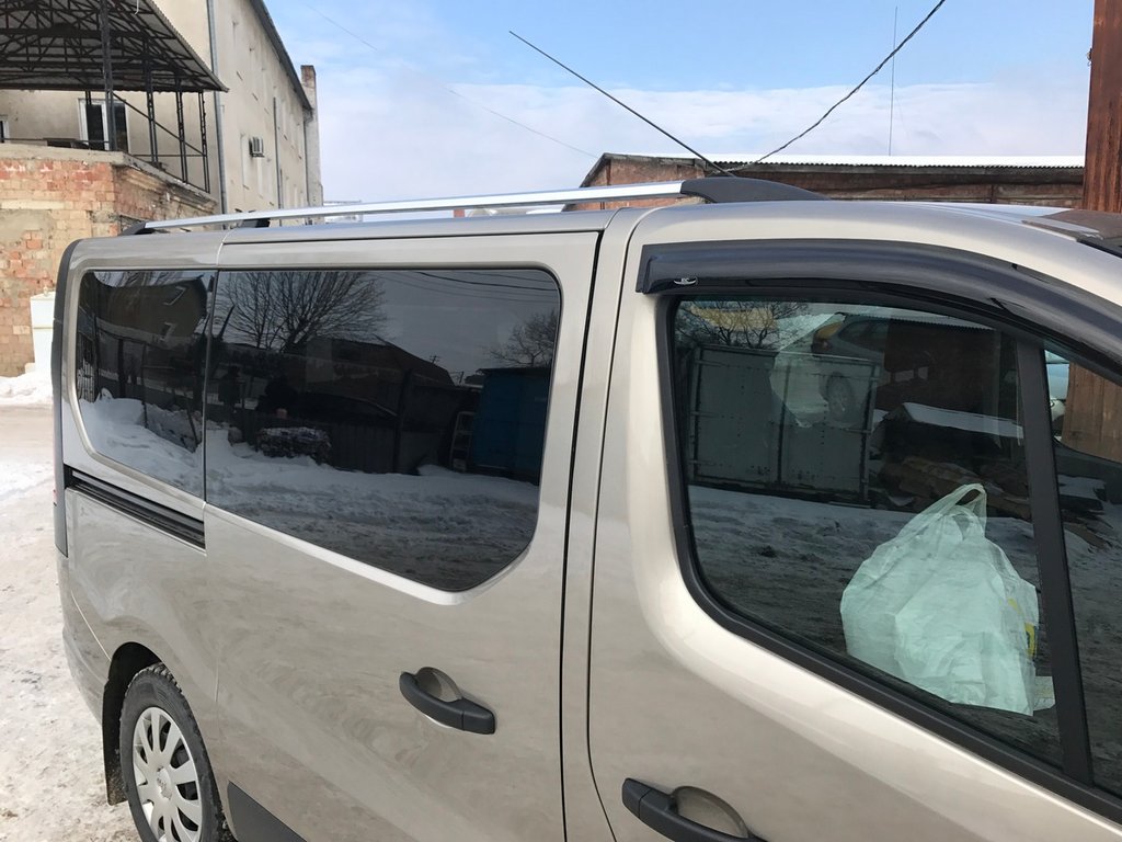 Chrome Roof Rails for Opel Vivaro 2015-2019 - image 4