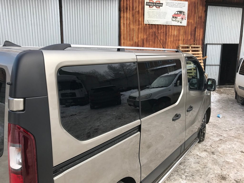 Chrome Roof Rails for Opel Vivaro 2015-2019 - image 3