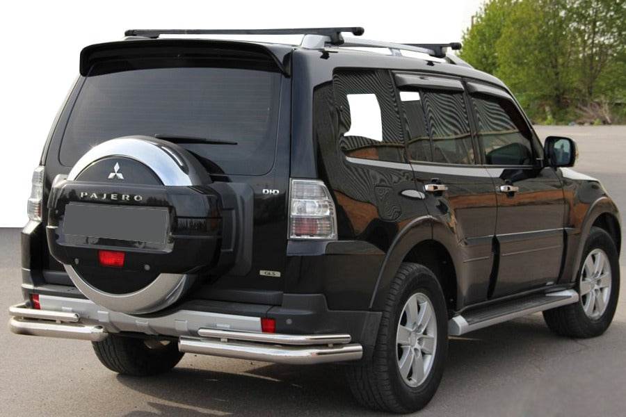 Rear arch AK003 Double (stainless steel) for Mitsubishi Pajero Wagon IV - Reelken Auto