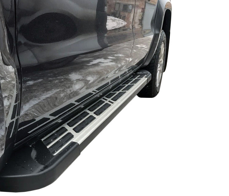 Side Steps Sunrise (2 pcs, Aluminum) for Volkswagen Amarok 2010-2022 - image 1
