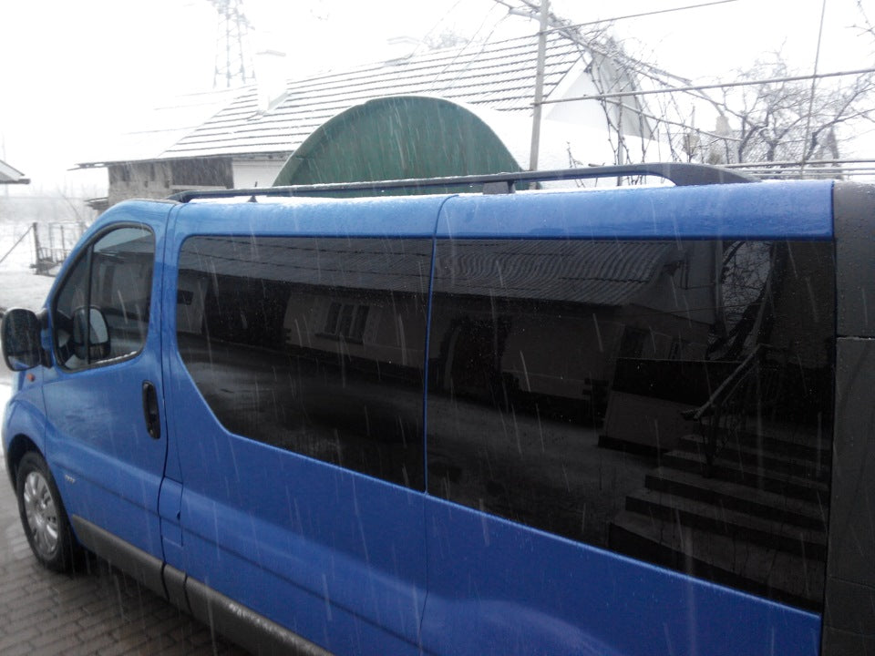 Black Roof Rails for Renault Trafic 2001-2015 - image 7
