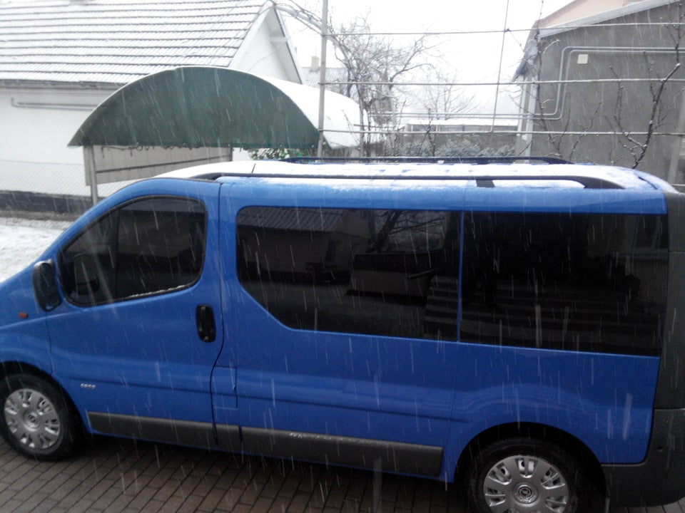 Black Roof Rails for Opel Vivaro 2001-2015 - image 5