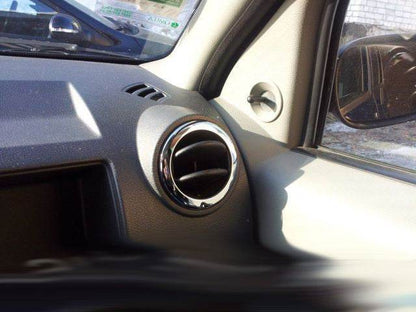 The stroke of the salon blowouts (4 pieces, stainless steel) for Dacia Duster 2008-2018 - Reelken Auto