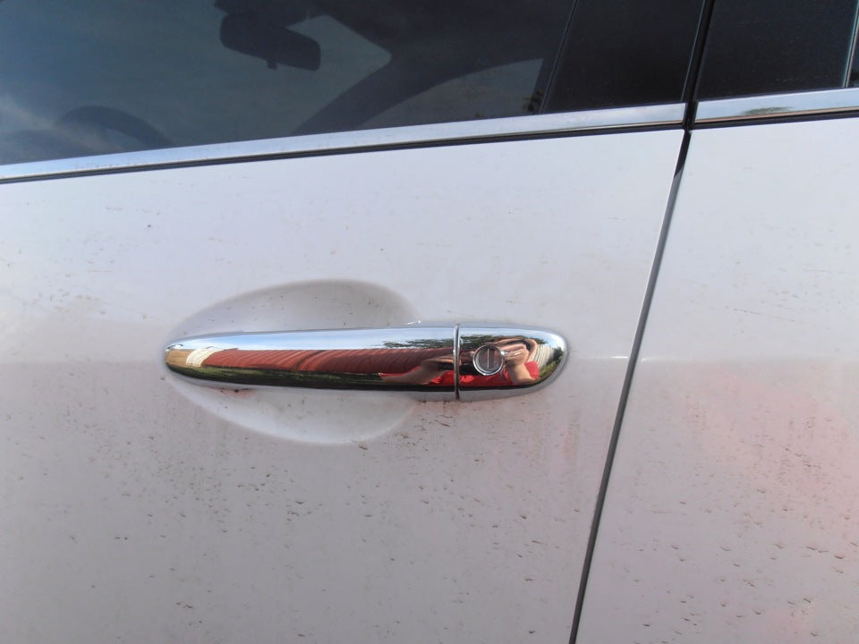 Chrome Door Handle Covers (4 pcs, Stainless Steel) for Mazda CX-5 2017- - image 1
