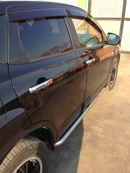 Pads on handles (4-piece, stainless steel) for Nissan Qashqai 2010-2014 - image 3