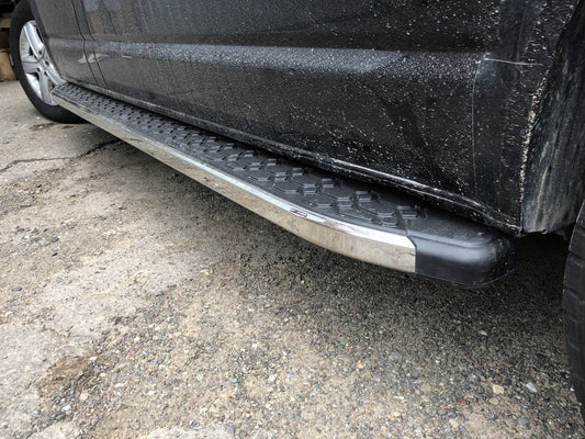 Side Steps BlackLine (2 pcs, Aluminum) for Volkswagen T5 Caravelle 2004-2010 - image 1