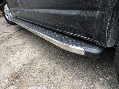 Side Steps BlackLine (2 pcs, Aluminum) for Volkswagen T5 Caravelle 2004-2010 - image 1