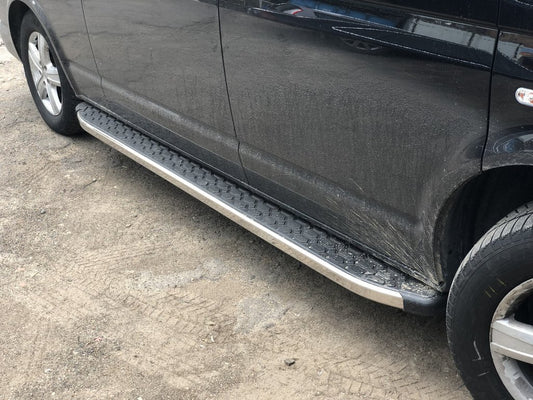 Side Steps BlackLine (2 pcs, Aluminum) for Volkswagen T6 2015-2024 - image 1