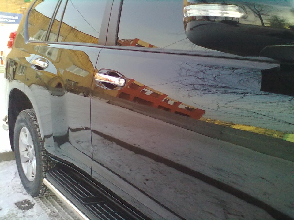 Chrome Door Handle Covers (4 pcs, Stainless Steel) for Toyota Land Cruiser Prado 150 2009-2023 - image 3