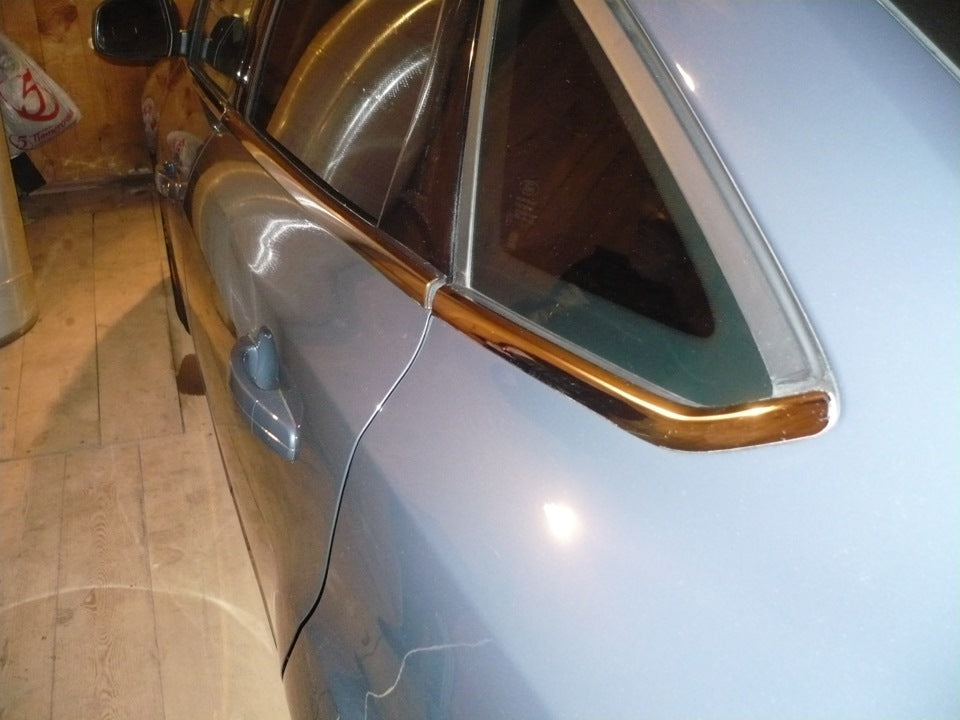 Bottom edging of glass (8 pieces, stainless steel) for Ford Focus III 2011-2017 - image 9