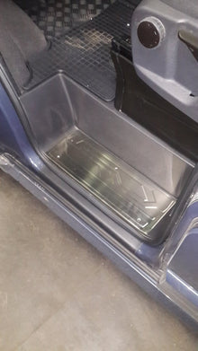 Stainless Steel Door Sill Protectors OmsaLine for Ford Custom 2013-2022 - image 2